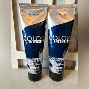 Joico Color Intensity Semi Permanent Sapphire Blue -2 Pack (4 fl oz each) Sealed